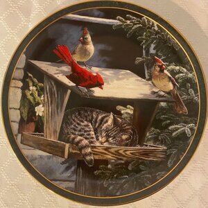 Bradford Exchange "Cat Nap" Collector Plate